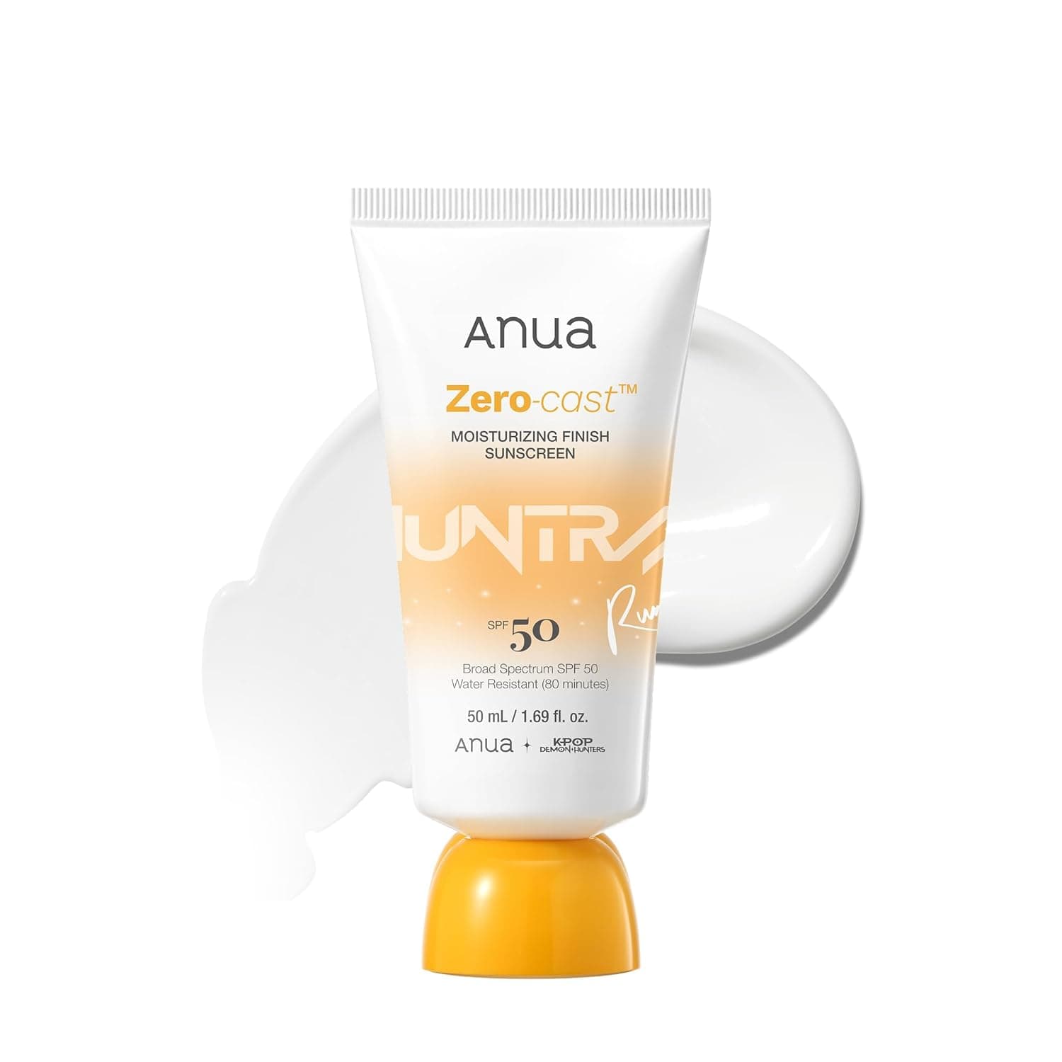 ANUA Zero-Cast Moisturizing Finish Sunscreen SPF50+ PA++++